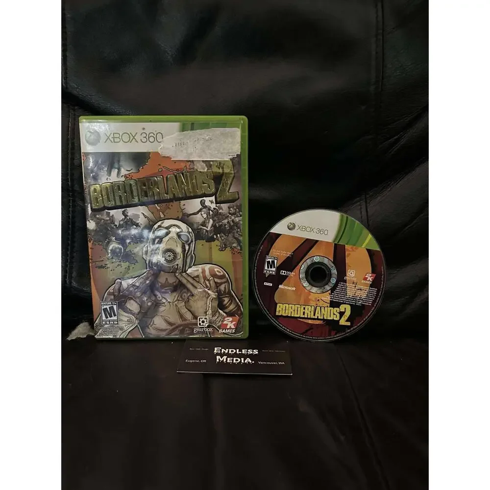 Borderlands 2 Microsoft Xbox 360 Item and Box Video Game